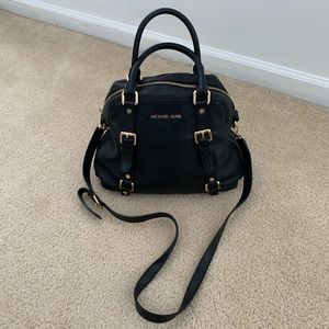 Michael Kors black leather bag
